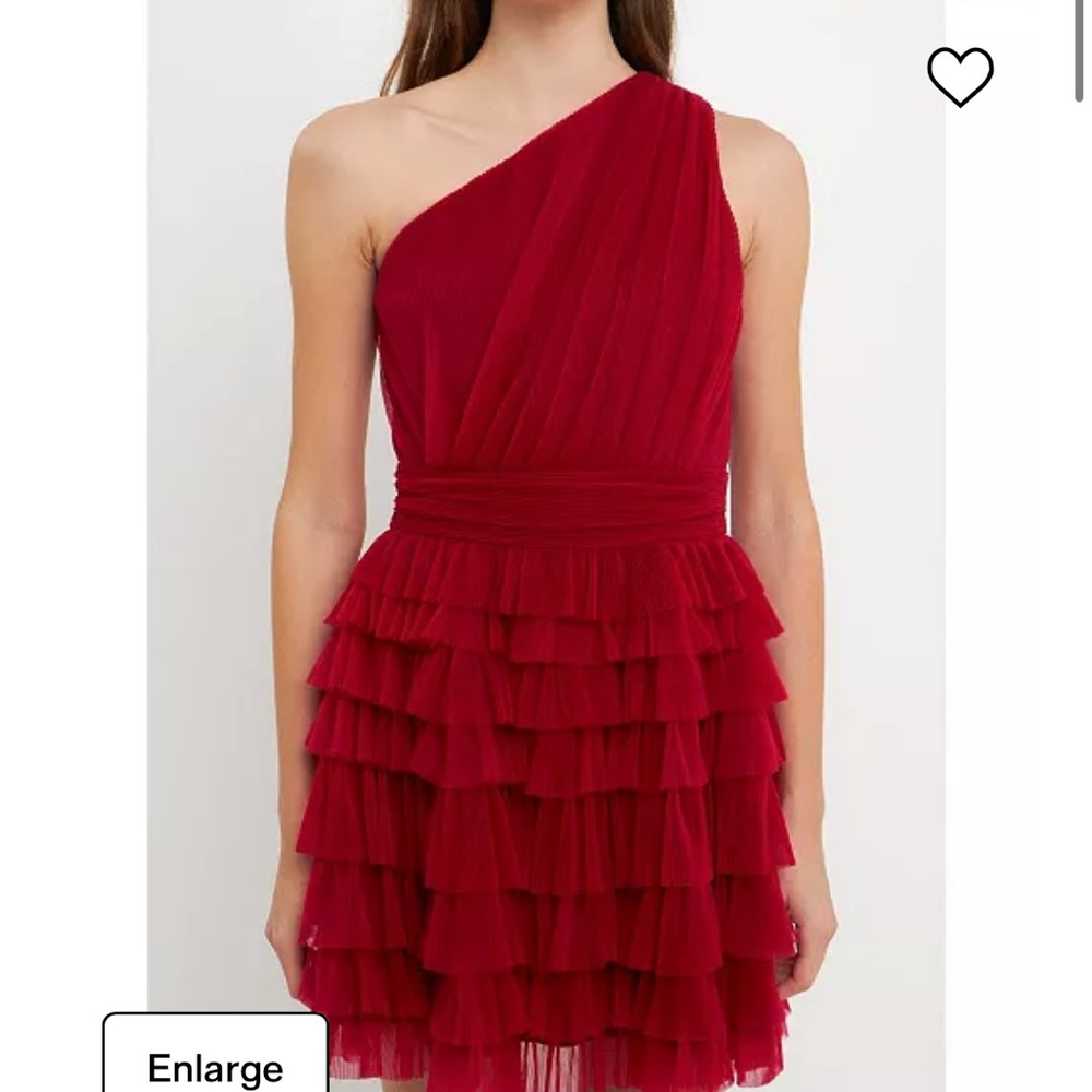 Womens Tiered Tulle Mini Dress